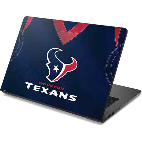 NFL Houston Texans Team Jersey Dell Chromebook Skin