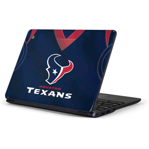 NFL Houston Texans Team Jersey Samsung Chromebook Skin