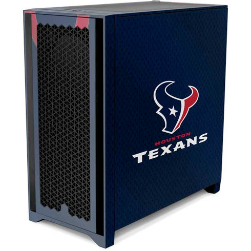 NFL Houston Texans Team Jersey Corsair 4000D Tempered Glass Mid-Tower ATX Case Skin