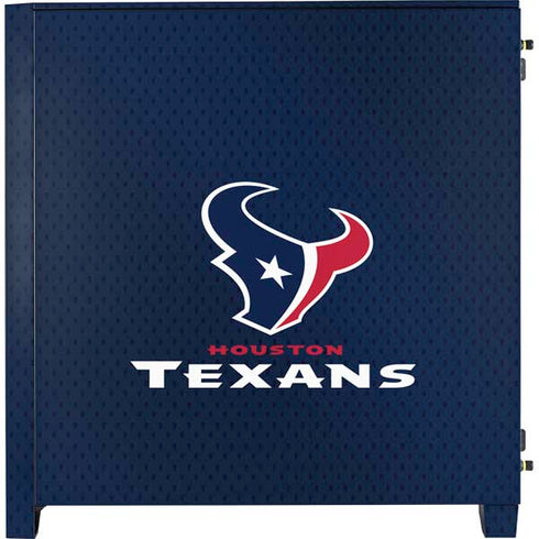 NFL Houston Texans Team Jersey Corsair 4000D Tempered Glass Mid-Tower ATX Case Skin