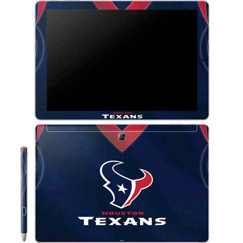 NFL Houston Texans Team Jersey Galaxy Book 12in Skin