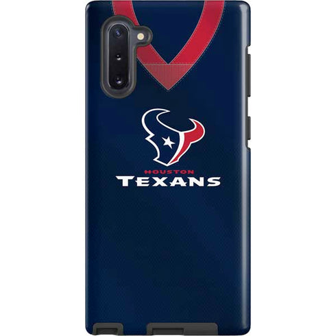 NFL Houston Texans Team Jersey Galaxy Note 10 Pro Case
