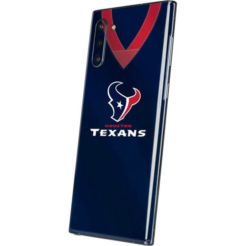 NFL Houston Texans Team Jersey Galaxy Note 10 Skin