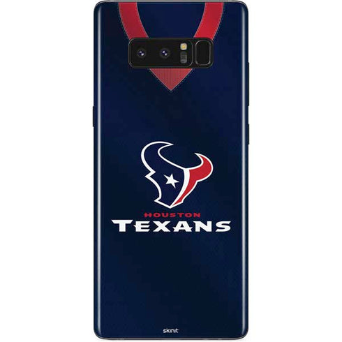 NFL Houston Texans Team Jersey Galaxy Note 8 Skin