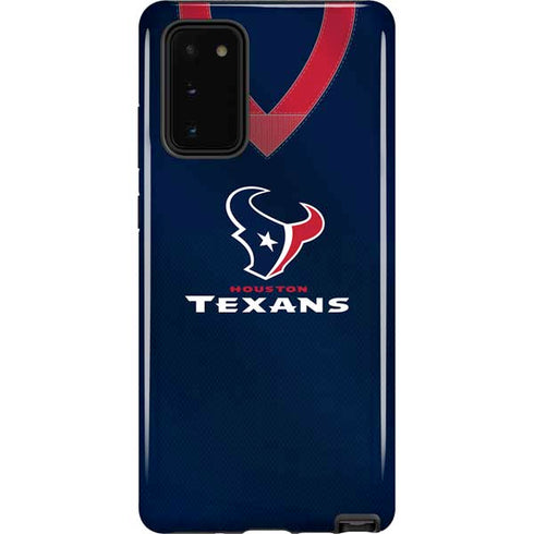 NFL Houston Texans Team Jersey Galaxy Note20 5G Pro Case