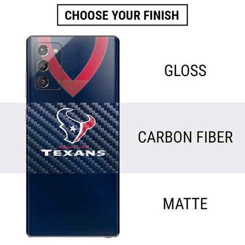 NFL Houston Texans Team Jersey Galaxy Note20 5G Skin