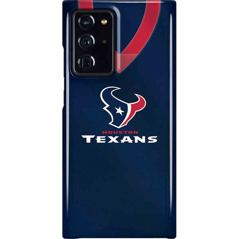 NFL Houston Texans Team Jersey Galaxy Note20 Ultra 5G Lite Case