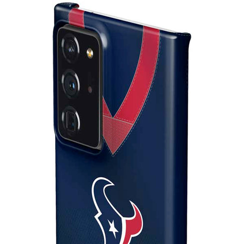NFL Houston Texans Team Jersey Galaxy Note20 Ultra 5G Lite Case