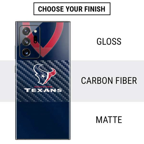 NFL Houston Texans Team Jersey Galaxy Note20 Ultra 5G Skin
