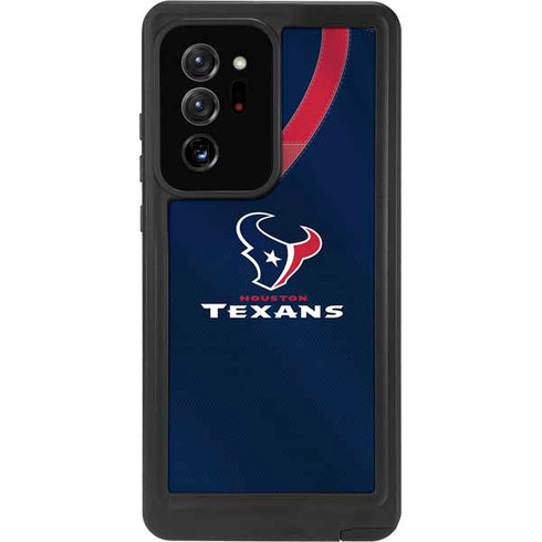 NFL Houston Texans Team Jersey Galaxy Note20 Ultra 5G Waterproof Case