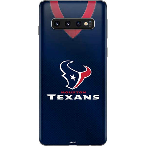 NFL Houston Texans Team Jersey Galaxy S10 Skin
