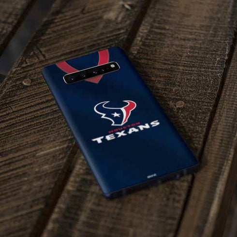NFL Houston Texans Team Jersey Galaxy S10 Skin