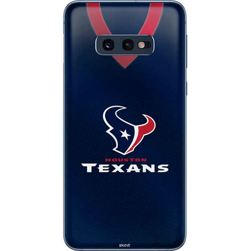 NFL Houston Texans Team Jersey Galaxy S10e Skin