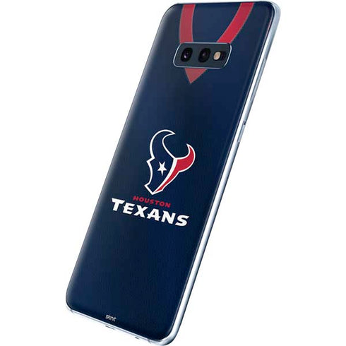 NFL Houston Texans Team Jersey Galaxy S10e Skin