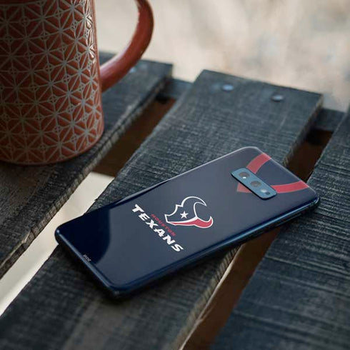 NFL Houston Texans Team Jersey Galaxy S10e Skin
