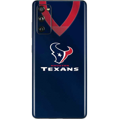 NFL Houston Texans Team Jersey Galaxy S20 Fan Edition Skin