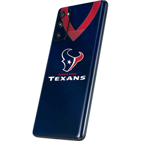 NFL Houston Texans Team Jersey Galaxy S20 Fan Edition Skin