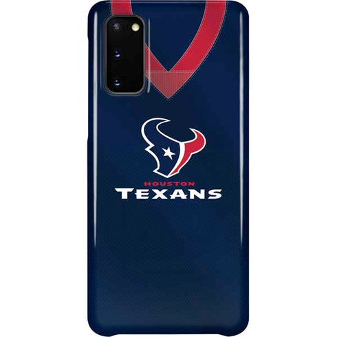 NFL Houston Texans Team Jersey Galaxy S20 Lite Case