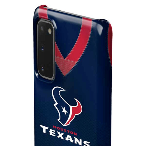 NFL Houston Texans Team Jersey Galaxy S20 Lite Case