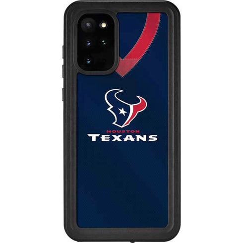 NFL Houston Texans Team Jersey Galaxy S20 Plus Waterproof Case