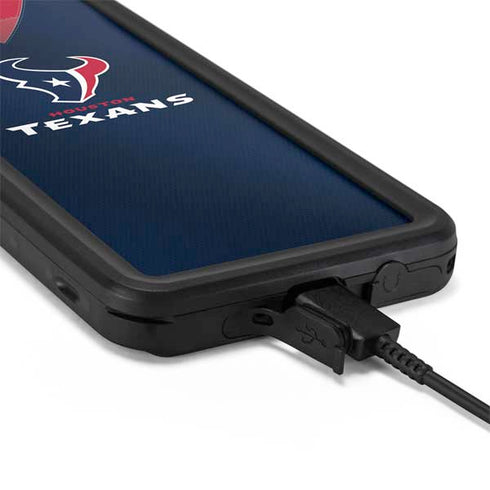 NFL Houston Texans Team Jersey Galaxy S20 Plus Waterproof Case