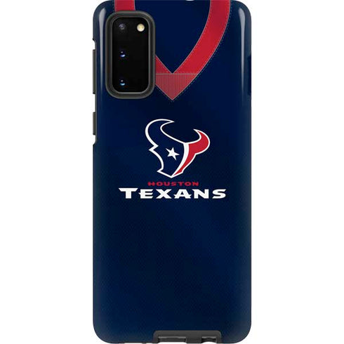 NFL Houston Texans Team Jersey Galaxy S20 Pro Case