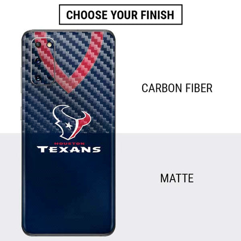 NFL Houston Texans Team Jersey Galaxy S20 Skin