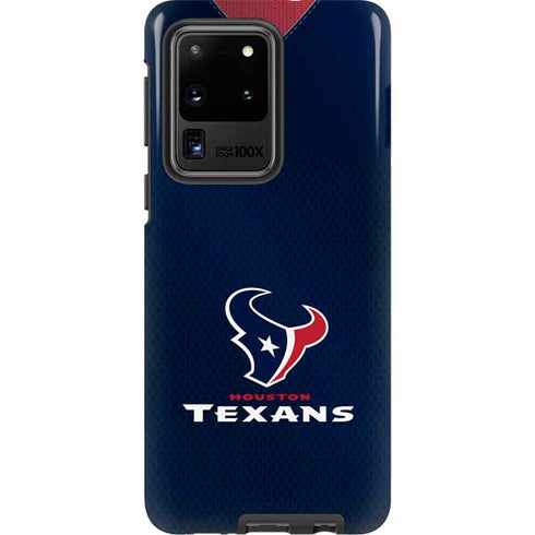NFL Houston Texans Team Jersey Galaxy S20 Ultra 5G Pro Case