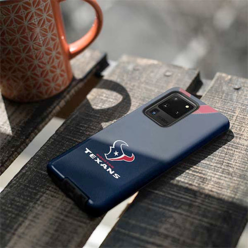 NFL Houston Texans Team Jersey Galaxy S20 Ultra 5G Pro Case