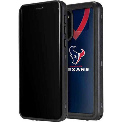 NFL Houston Texans Team Jersey Galaxy S20 Waterproof Case