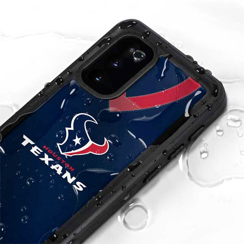 NFL Houston Texans Team Jersey Galaxy S20 Waterproof Case