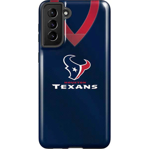 NFL Houston Texans Team Jersey Galaxy S21 Plus 5G Pro Case