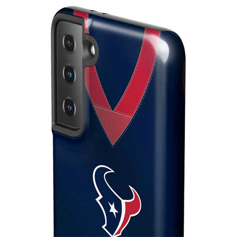 NFL Houston Texans Team Jersey Galaxy S21 Plus 5G Pro Case