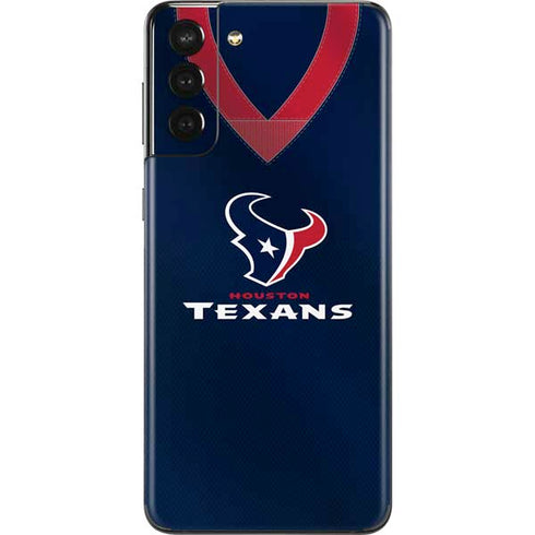NFL Houston Texans Team Jersey Galaxy S21 Plus 5G Skin