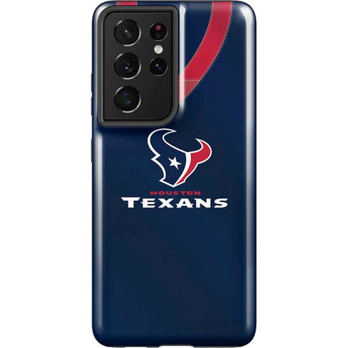 NFL Houston Texans Team Jersey Galaxy S21 Ultra 5G Pro Case
