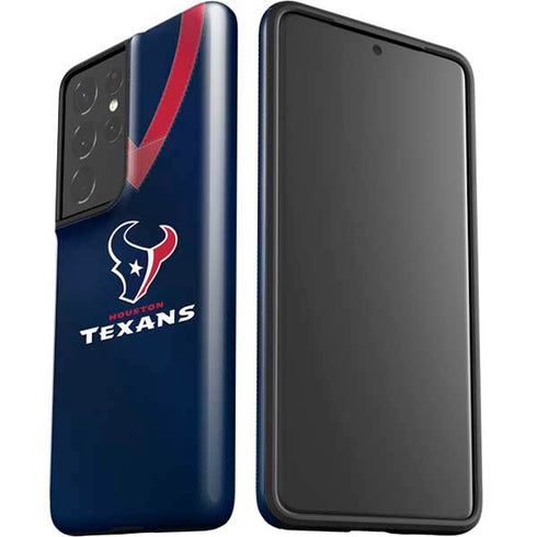 NFL Houston Texans Team Jersey Galaxy S21 Ultra 5G Pro Case