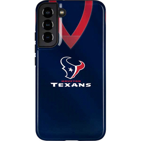 NFL Houston Texans Team Jersey Galaxy S22 Plus Pro Case