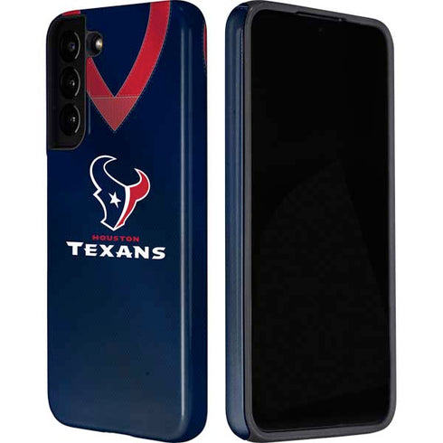 NFL Houston Texans Team Jersey Galaxy S22 Plus Pro Case