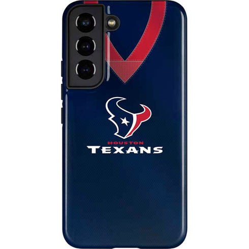 NFL Houston Texans Team Jersey Galaxy S22 Pro Case
