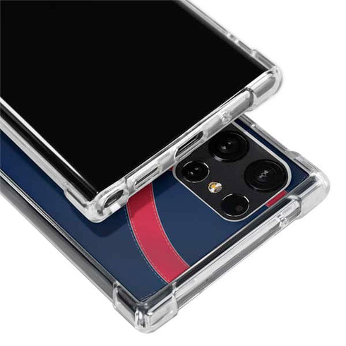 NFL Houston Texans Team Jersey Galaxy S22 Ultra Clear Case