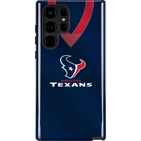 NFL Houston Texans Team Jersey Galaxy S22 Ultra Pro Case
