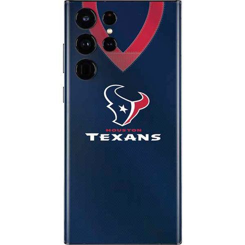 NFL Houston Texans Team Jersey Galaxy S22 Ultra Skin