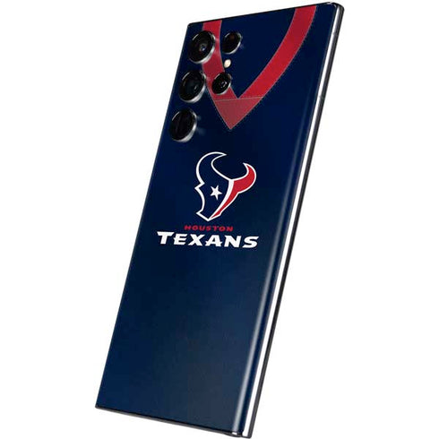 NFL Houston Texans Team Jersey Galaxy S22 Ultra Skin