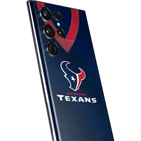 NFL Houston Texans Team Jersey Galaxy S22 Ultra Skin