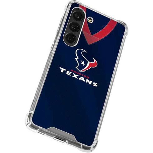 NFL Houston Texans Team Jersey Galaxy S23 Clear Case
