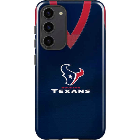 NFL Houston Texans Team Jersey Galaxy S23 Plus Pro Case