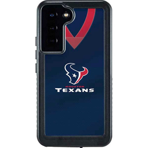 NFL Houston Texans Team Jersey Galaxy S23 Plus Waterproof Case