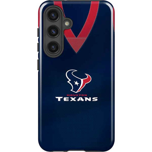 NFL Houston Texans Team Jersey Galaxy S24 Plus Impact Case