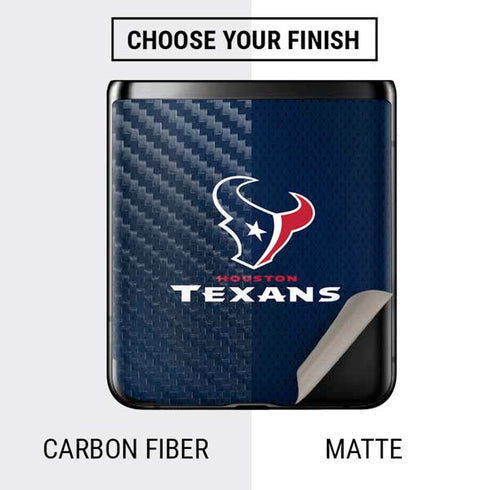 NFL Houston Texans Team Jersey Galaxy Z Flip Skin