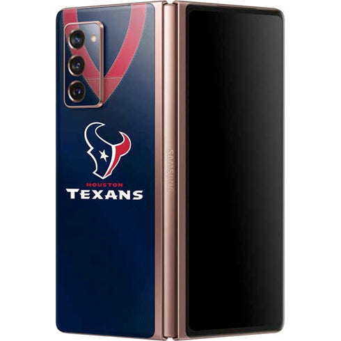 NFL Houston Texans Team Jersey Galaxy Z Fold2 5G Skin